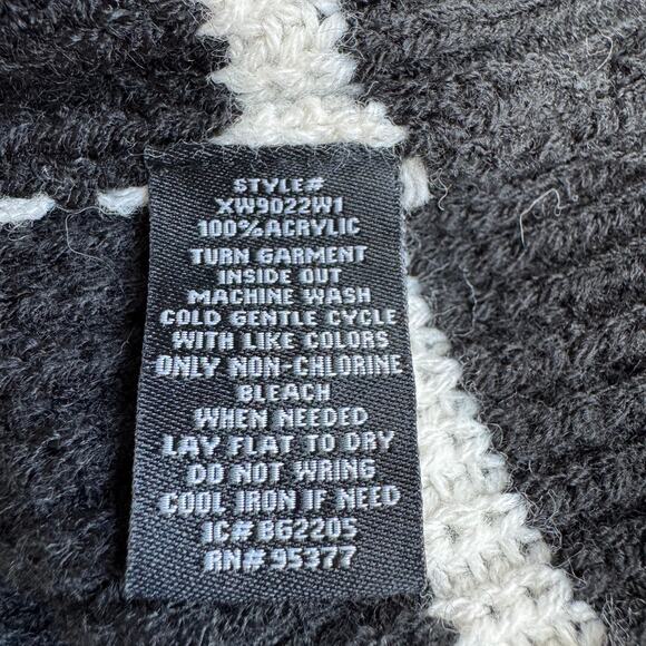 Sanctuary Kelly Striped Cardigan Sweater Black & White - Picture 7 of 7